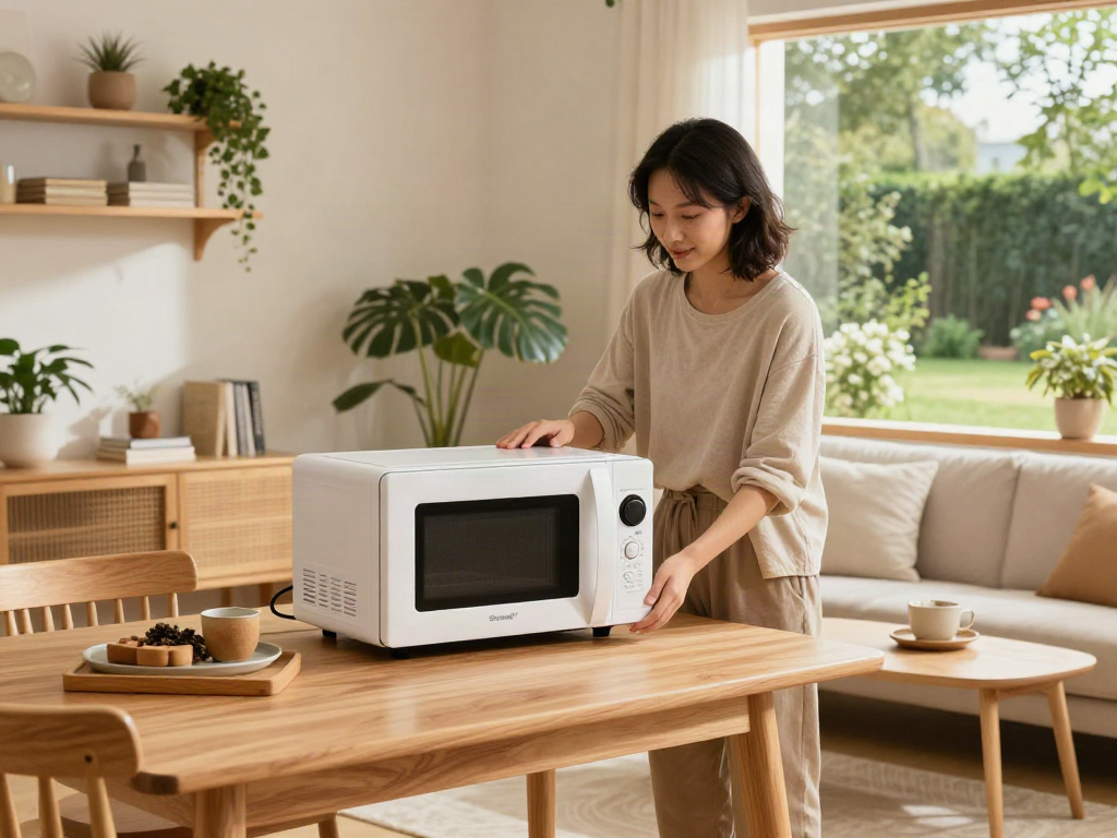 Traitement écologique des meubles en bois avec Shashel® dans un intérieur lumineux.